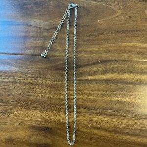 Silver chain necklace